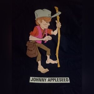 Vintage 80s Johnny Appleseed 27" Tall Cut Out Teacher Wall Decor